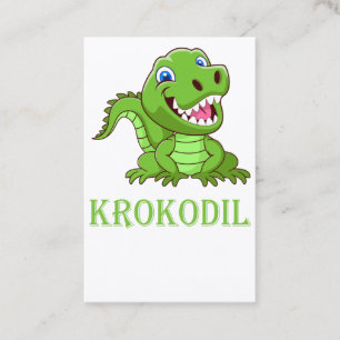 Carte De Visite Crocodile