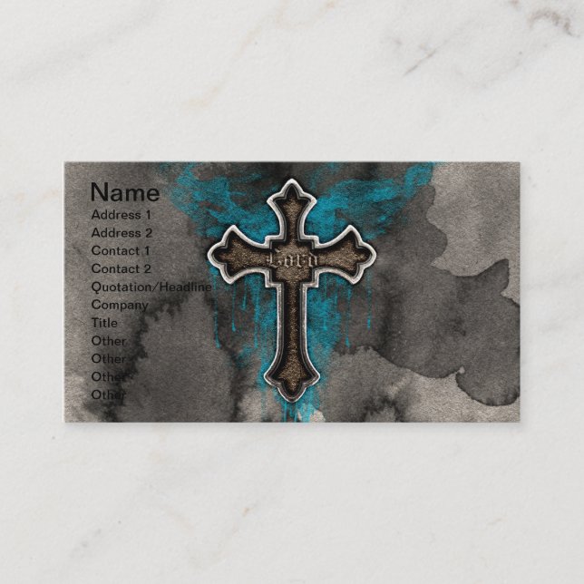 Carte De Visite Cross du seigneur (Devant)