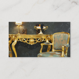 Carte De Visite Cru de style de meubles de dessinateur