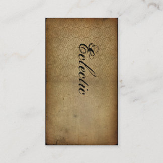 Carte De Visite Cru éclectique