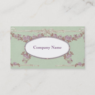 Carte De Visite Cru floral