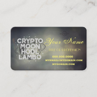 Carte De Visite Crypto Business Card
