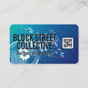Carte De Visite Crypto Technologie de chaîne de blocs