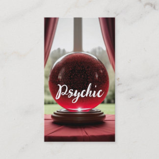 Carte De Visite Crystal Ball Psychic