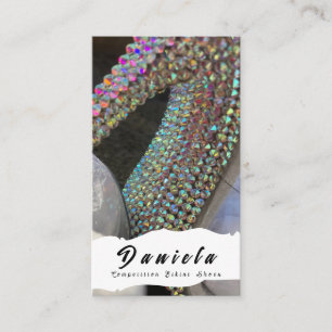 Carte De Visite Crystal Bikini Fitness Competition Chaussures Femm