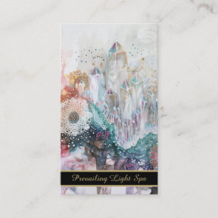 Carte De Visite *~* Crystal Cluster AP90 Artsy Drip QR Rainbow