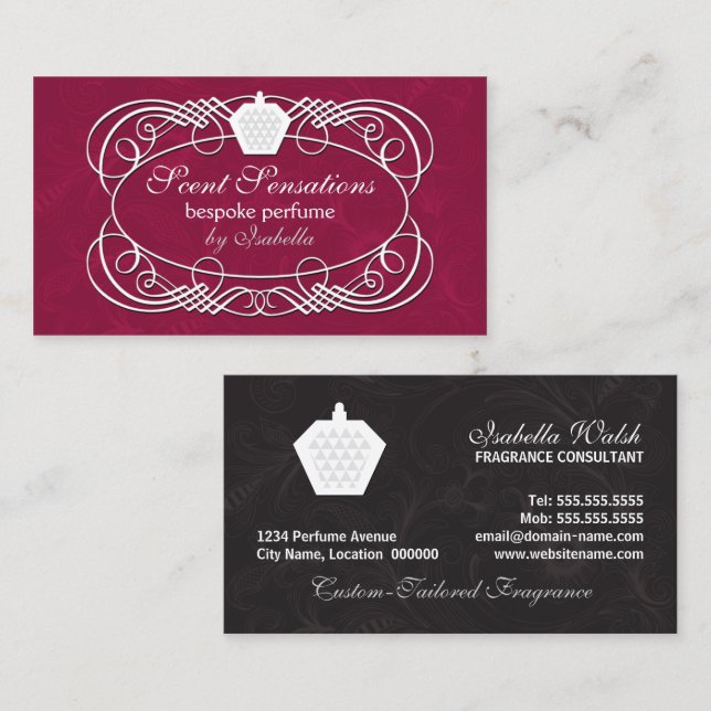 Carte De Visite Crystal Jar (Devant / Derrière)