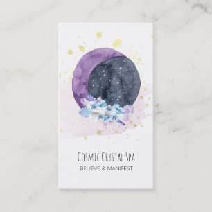 Carte De Visite *~* Crystals Sky Moon Cosmos Stars Universe