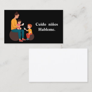 Carte De Visite Cuido ninos