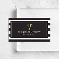 Cuillère à Whisk Or Gratté Luxe Boulangerie Logo,