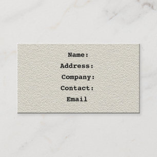 Carte De Visite cuir -
