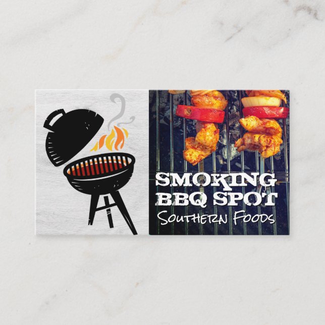 Carte De Visite Cuisine BBQ | Culinaire (Devant)
