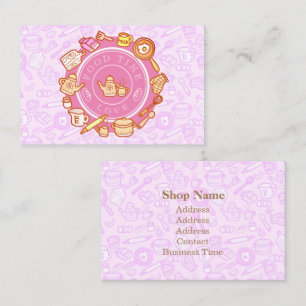 Carte De Visite Cuisine Cuisine Rose