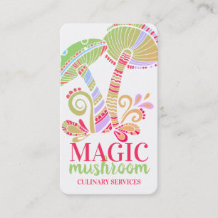 Carte De Visite Cuisine de champignons Super