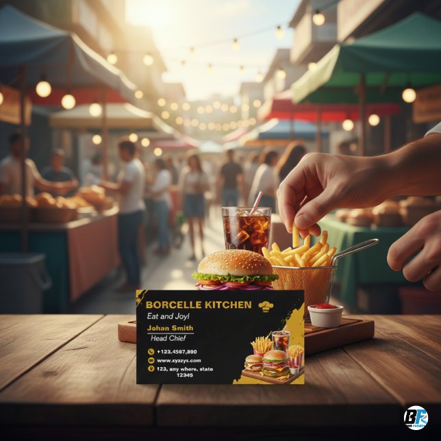 Carte De Visite Cuisine de Luxe – Faites une Impression Durable (Créateur téléchargé)
