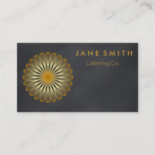 Carte De Visite Cuisine Fleur Whisk pour boulangerie, Restauration