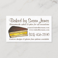 Cuisiné Par Boston Cream Pie Gâteau Slice Boulange