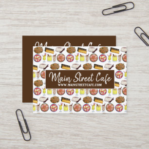 Carte De Visite Cuisine portoricaine Restaurant Traiteur Chef