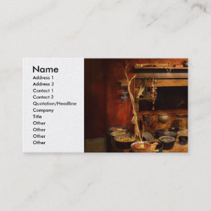 Carte De Visite Cuisine - Vivre la vie à la campagne