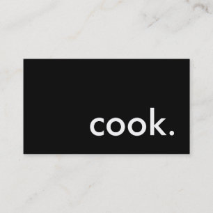Carte De Visite cuisiner.