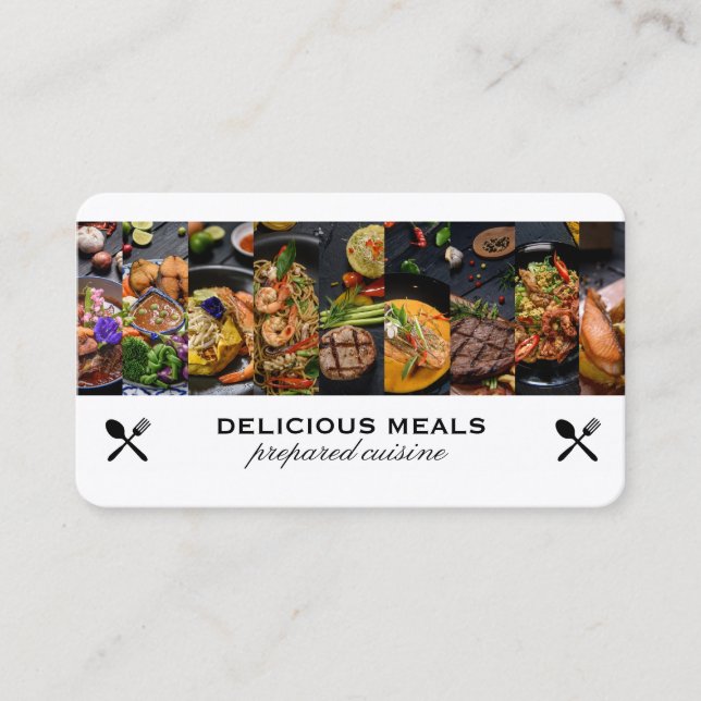Carte De Visite Cuisines de Grand Restaurant | Restaurant (Devant)