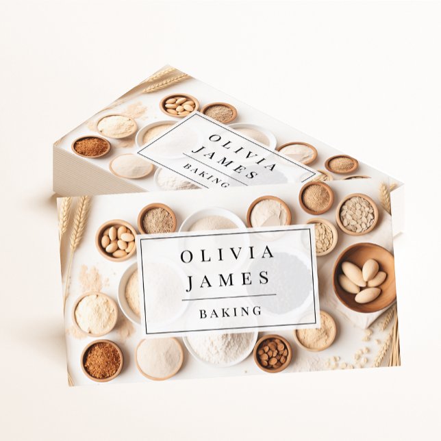 Carte De Visite Cuisson de farine de blé pour pâtisserie pâtisseri (Créateur téléchargé)