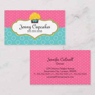 Carte De Visite Cuisson lunatique de petit gâteau