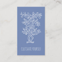 Cultivez-vous Branche Entrelacée Bleu Fumé