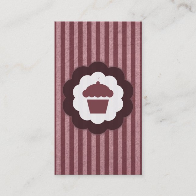 Carte De Visite cupcake (Devant)