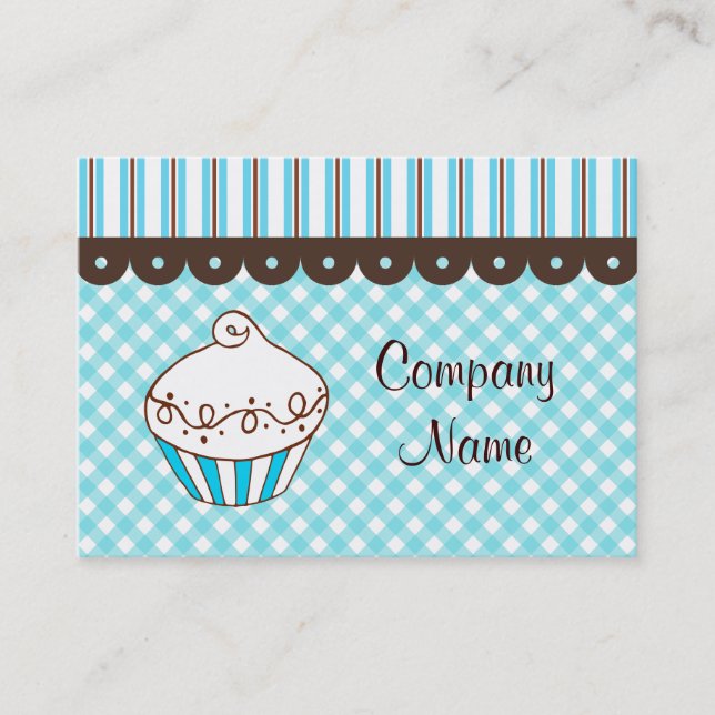 Carte de visite Cupcake (Devant)