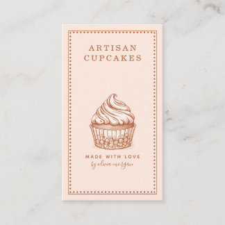 Carte De Visite Cupcake Baker Bakery Pastry Chef