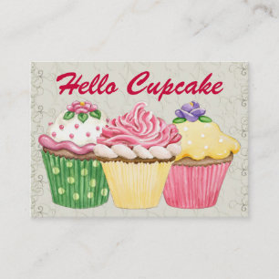 Carte De Visite Cupcake / Boulangerie - SRF