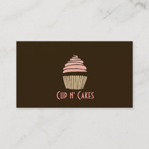 Carte De Visite Cupcakes, Gâteaux, Nourriture, Restauration, Boul