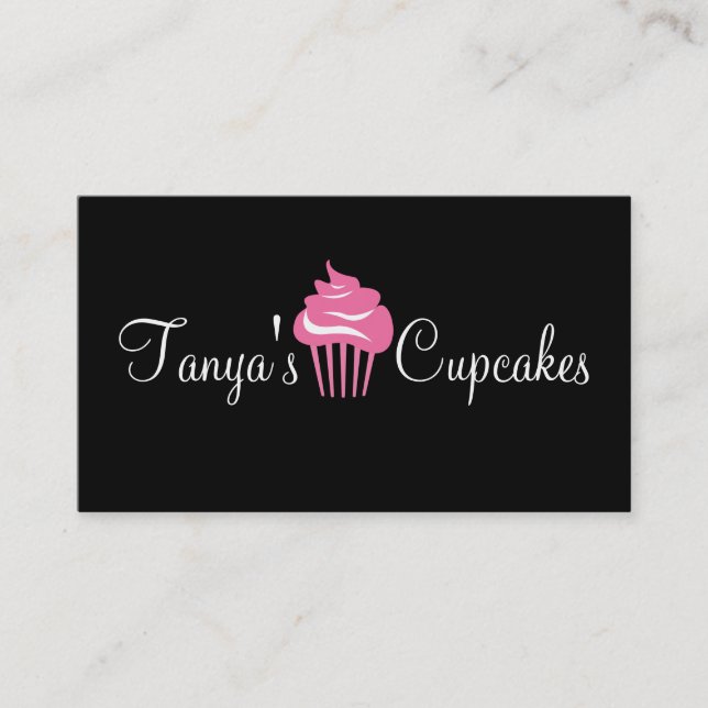 Carte De Visite Cupcakes, Gâteaux, Nourriture, Traiteur, Entrepris (Devant)