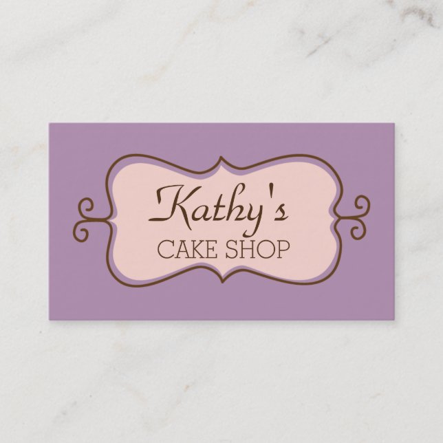 Carte De Visite Cupcakes, Gâteaux, Nourriture, Traiteur, Entrepris (Devant)