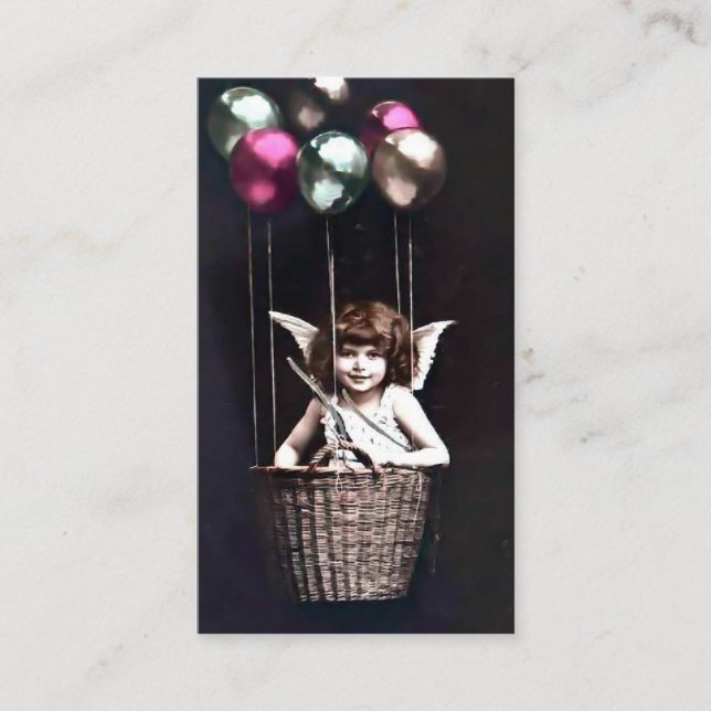 Carte De Visite Cupidon Vintage (Devant)
