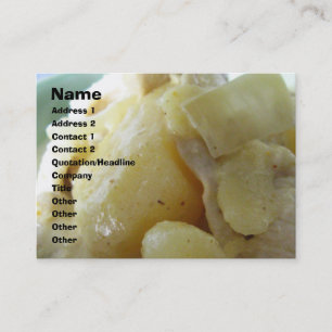 Carte De Visite Curry Jaune Thaïlandais [แ ก ง ก ะ ห รี่] .. Alime