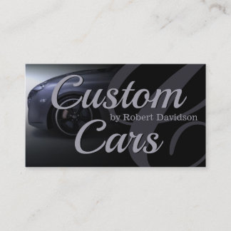 Carte De Visite Custom car wrap business card
