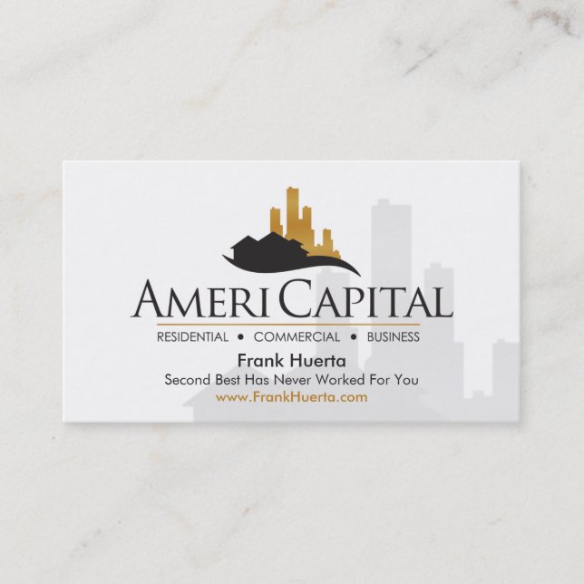 Carte De Visite CUSTOM Immobilier V2 (Devant)