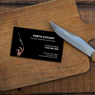 Carte De Visite Custom Made Cutlery and Knives