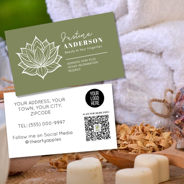 Carte De Visite Customizable Business Card –Beauticians & Skincare (Créateur téléchargé)