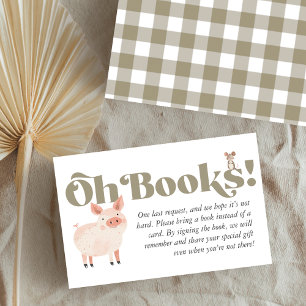 Carte De Visite Cute Baby Farm Animaux Livres pour Baby Enclôture