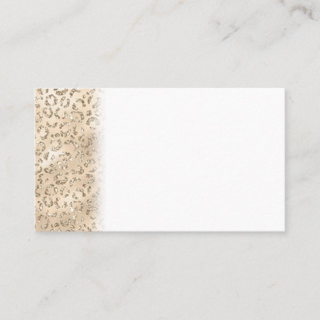 Carte De Visite Cute brun Cheetah Leopard Peau Imprimer Motif (Devant)