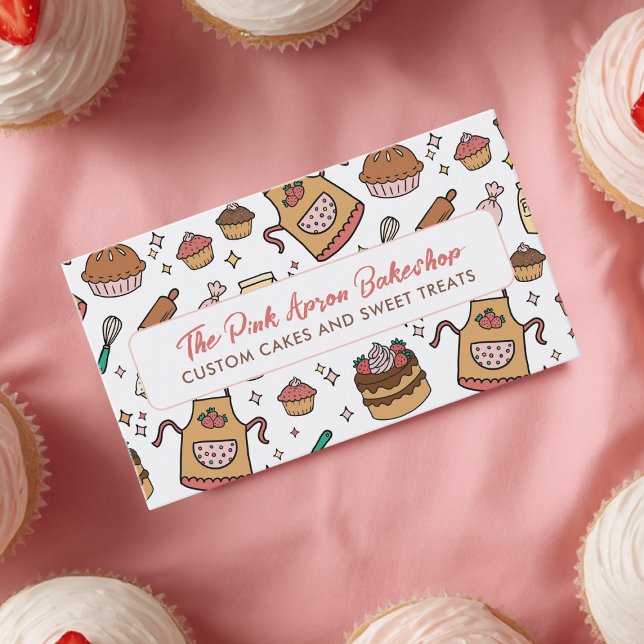 Carte De Visite Cute Cakes Home Bakery  (Créateur téléchargé)