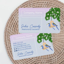 Cute Couple Jouer Parrots Cadre Conseiller