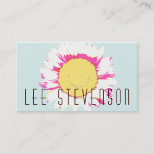 Carte De Visite Cute Floral Moderne