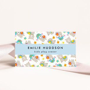 Carte De Visite Cute Llamas, Centre de jeux pour enfants, Centre d