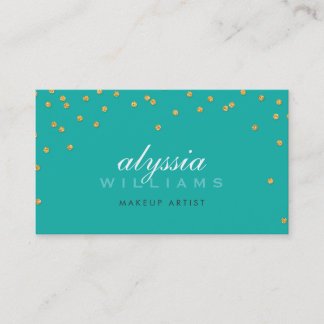 Carte De Visite CUTE mini confetti or brillant parties scintillant