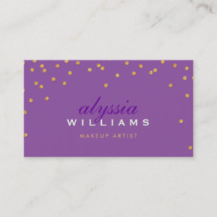 Carte De Visite CUTE mini confetti or brillant parties scintillant
