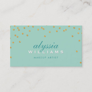 Carte De Visite CUTE mini confetti or brillant parties scintillant